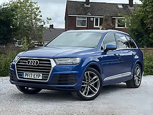 Used 2017 Audi Q7 S Line Blue - Interior and Exterior details 3