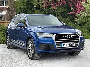 Used 2017 Audi Q7 S Line Blue - Interior and Exterior details 5