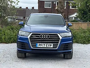 Used 2017 Audi Q7 S Line Blue - Interior and Exterior details 6