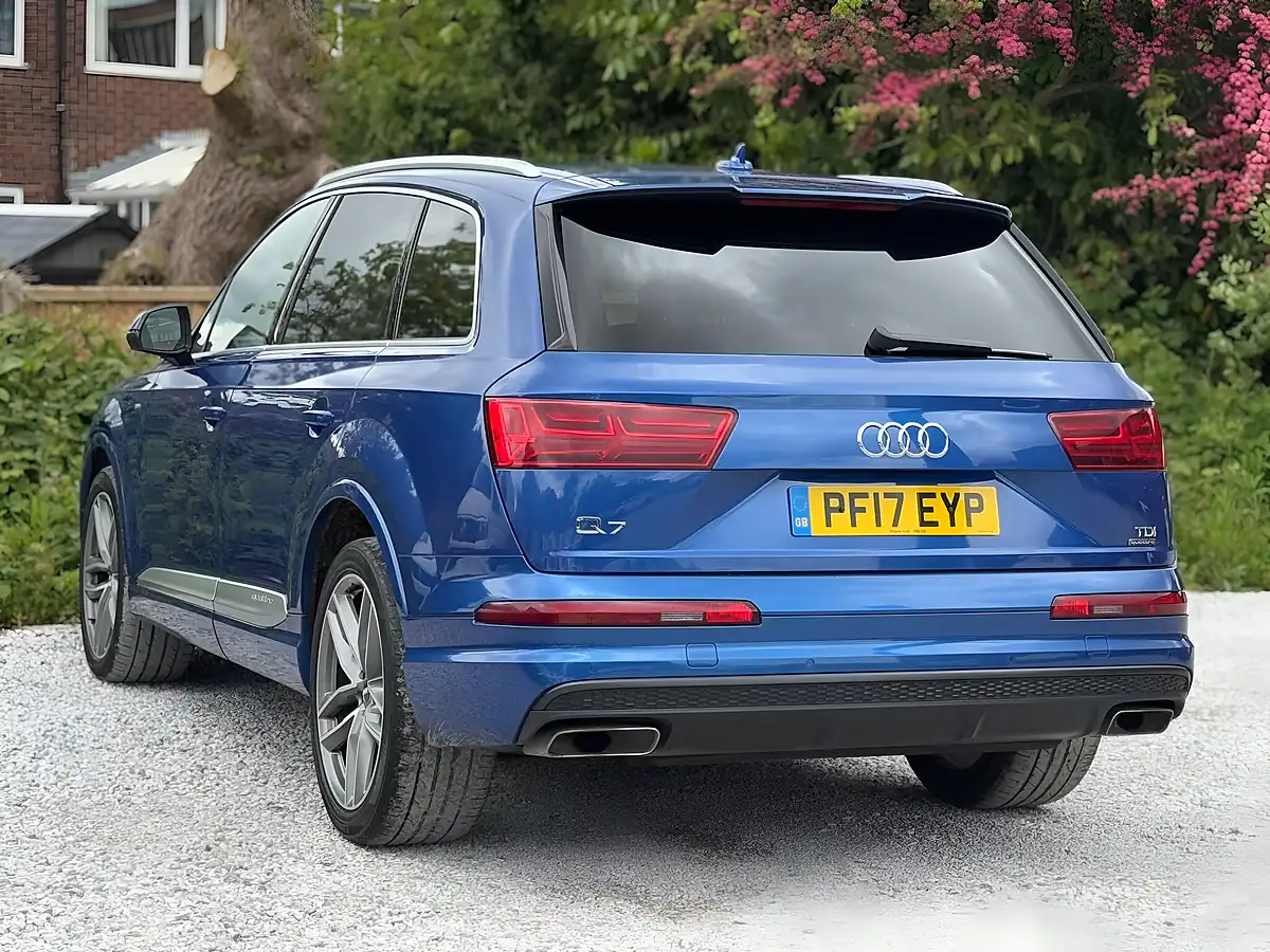 Used 2017 Audi Q7 S Line Blue - Interior and Exterior details 8