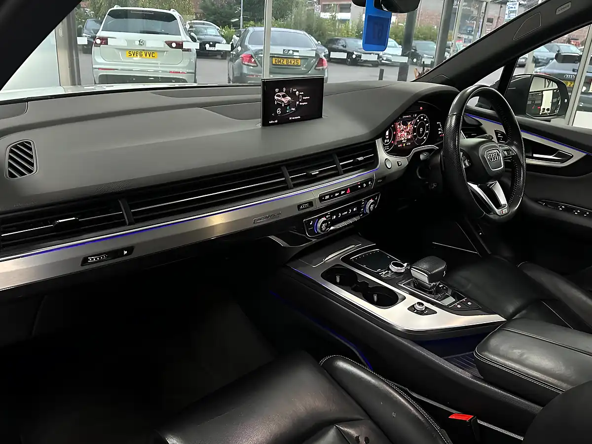 Used 2017 Audi Q7 S Line White - Interior and Exterior details 19