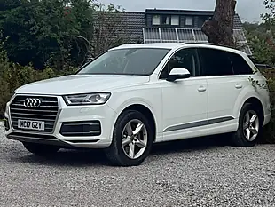 Used 2017 Audi Q7 Se White - Interior and Exterior details 6