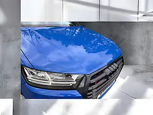 Used 2017 Audi Q7 SQ7 Blue - Interior and Exterior details 11