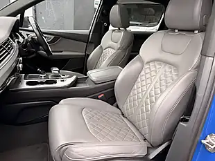 Used 2017 Audi Q7 SQ7 Blue - Interior and Exterior details 14