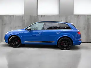 Used 2017 Audi Q7 SQ7 Blue - Interior and Exterior details 3