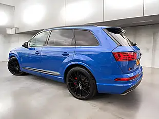 Used 2017 Audi Q7 SQ7 Blue - Interior and Exterior details 4