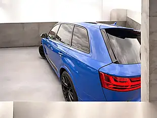 Used 2017 Audi Q7 SQ7 Blue - Interior and Exterior details 9