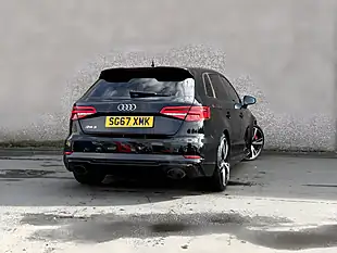 Used 2017 Audi RS3 Hatchback Black - Interior and Exterior details 3