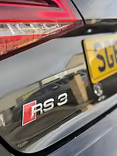 Used 2017 Audi RS3 Hatchback Black - Interior and Exterior details 6