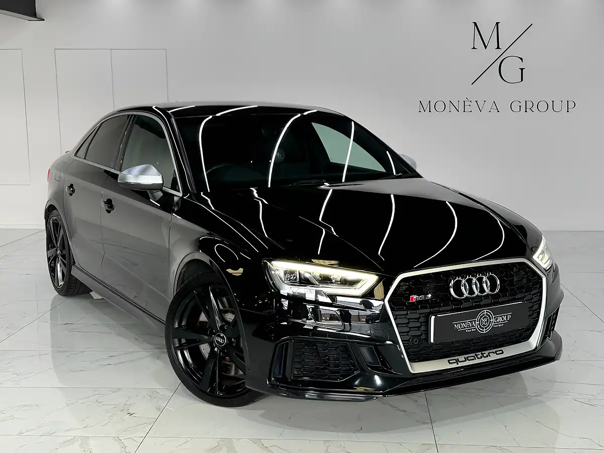 Used 2017 Audi RS3 Saloon Black - Front View