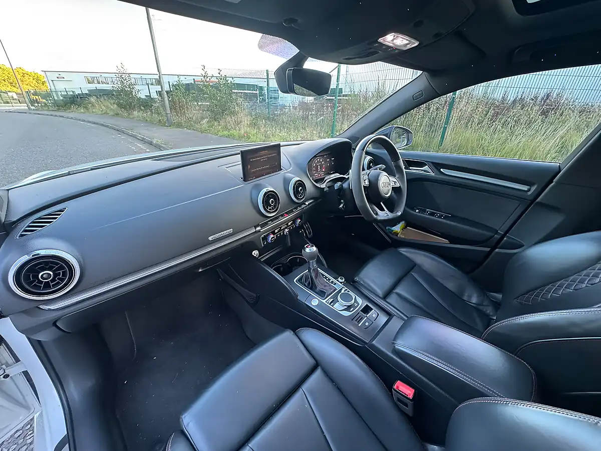 Used 2017 Audi RS3 Sportback White - Interior and Exterior details 14