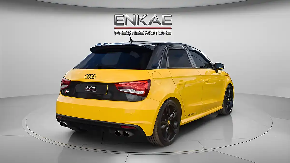 Used 2017 Audi S1 Sportback Yellow - Interior and Exterior details 4
