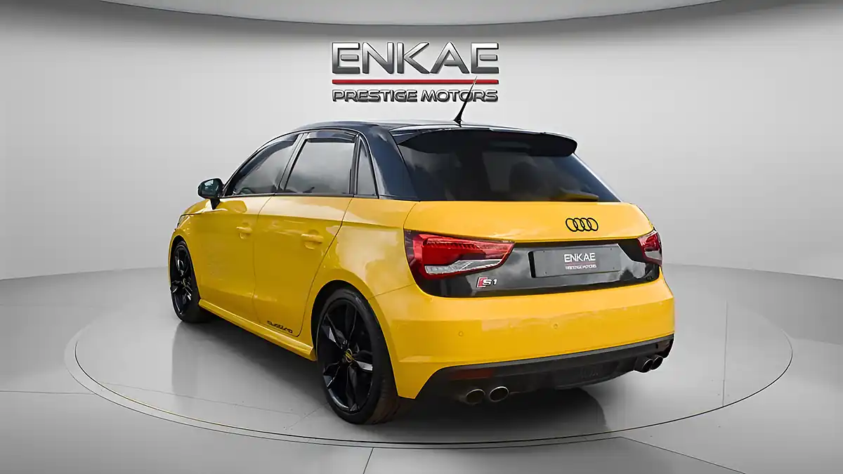 Used 2017 Audi S1 Sportback Yellow - Interior and Exterior details 6