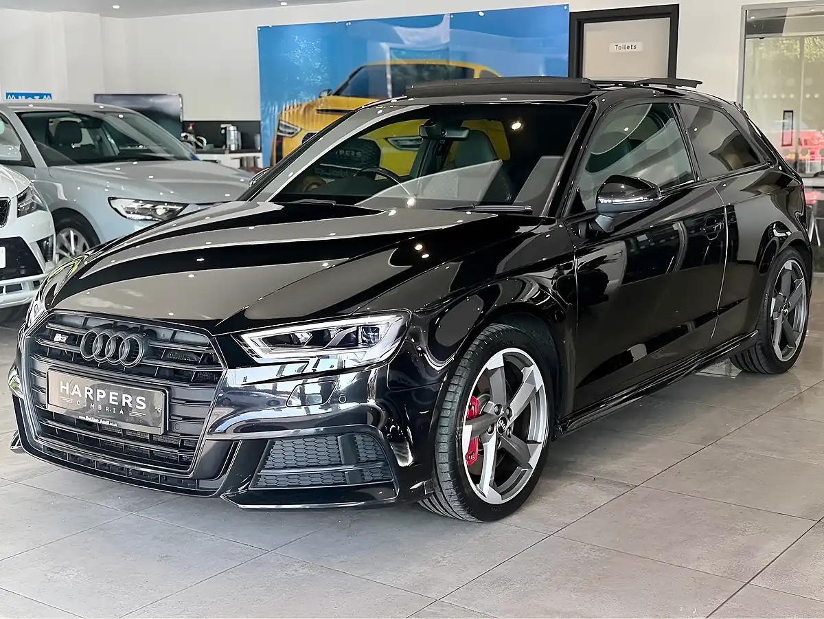 Used 2017 Audi S3 Black Edition Black - Interior and Exterior details 3
