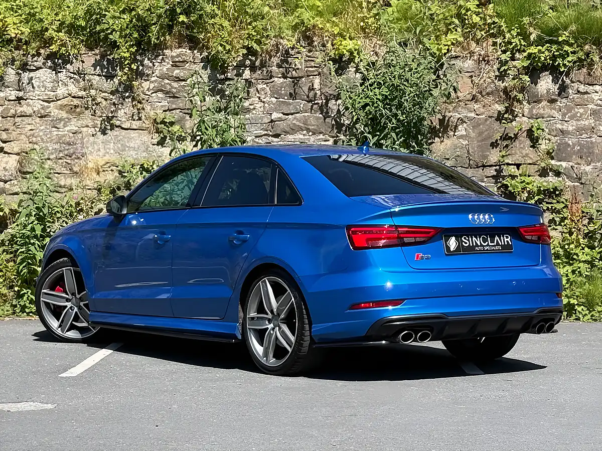 Used 2017 Audi S3 Black Edition Blue - Interior and Exterior details 4
