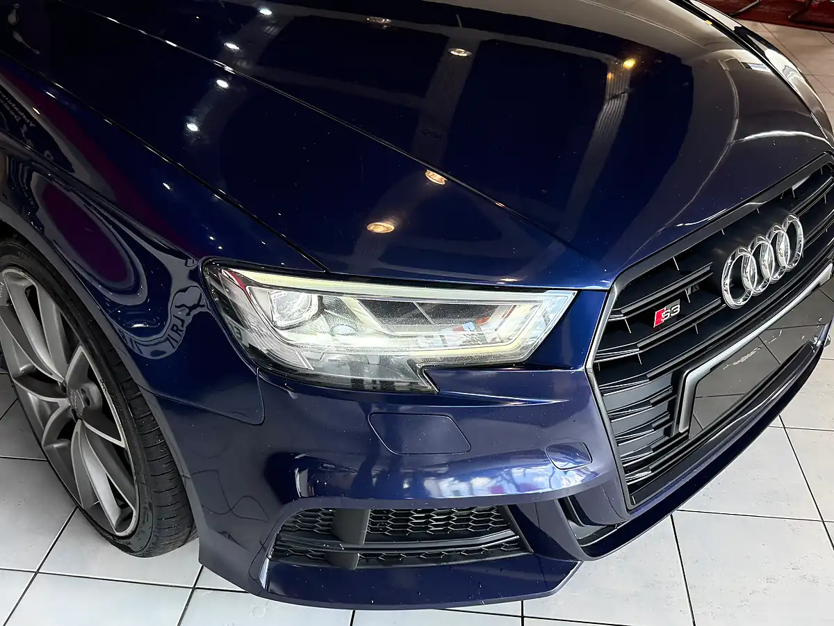 Used 2017 Audi S3 Black Edition Blue - Interior and Exterior details 2