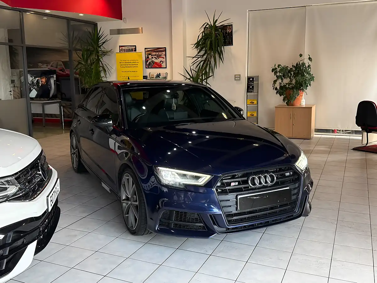 Used 2017 Audi S3 Black Edition Blue - Interior and Exterior details 5
