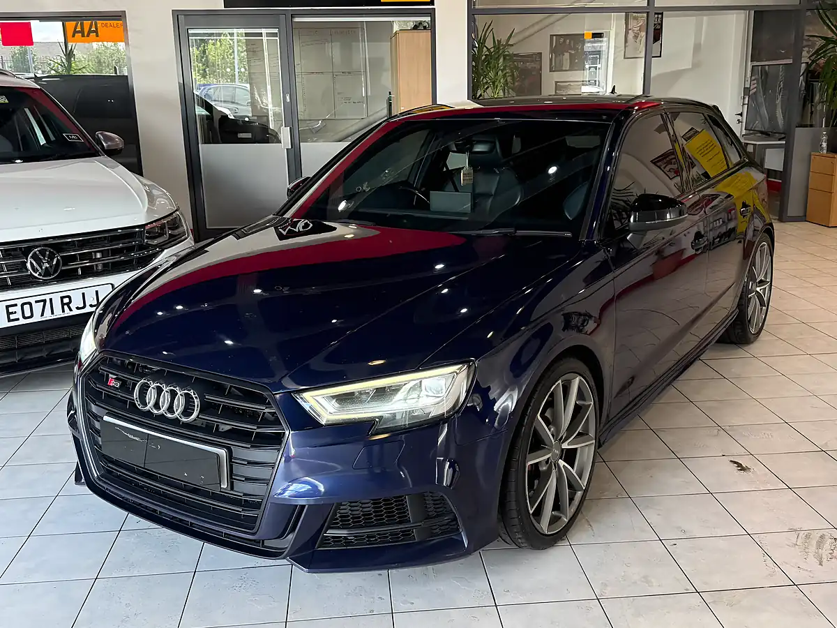 Used 2017 Audi S3 Black Edition Blue - Interior and Exterior details 8