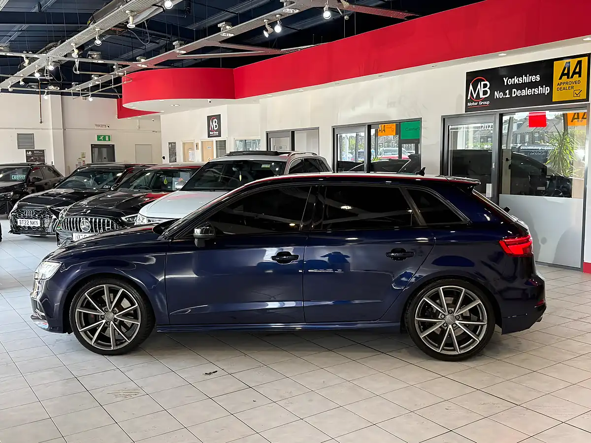 Used 2017 Audi S3 Black Edition Blue - Interior and Exterior details 9