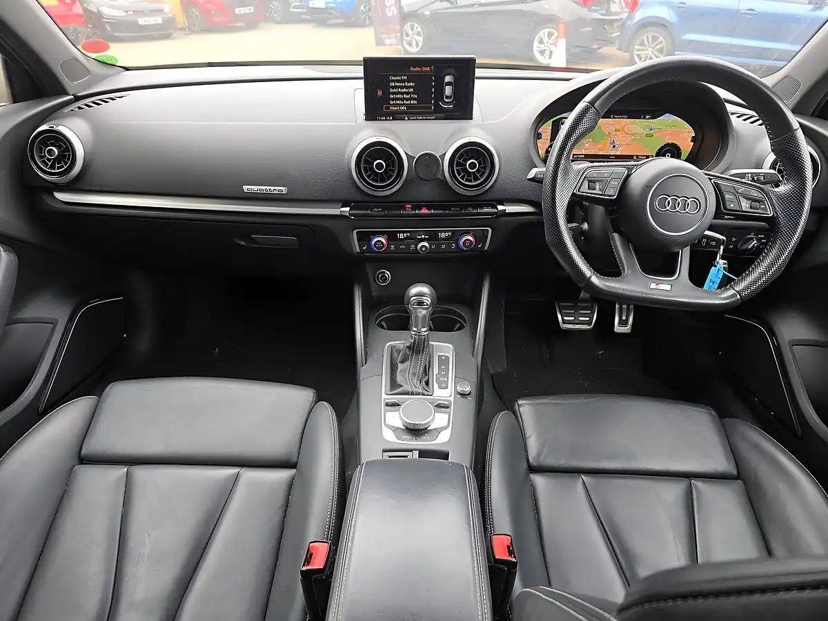 Used 2017 Audi S3 Black Edition Blue - Interior and Exterior details 7