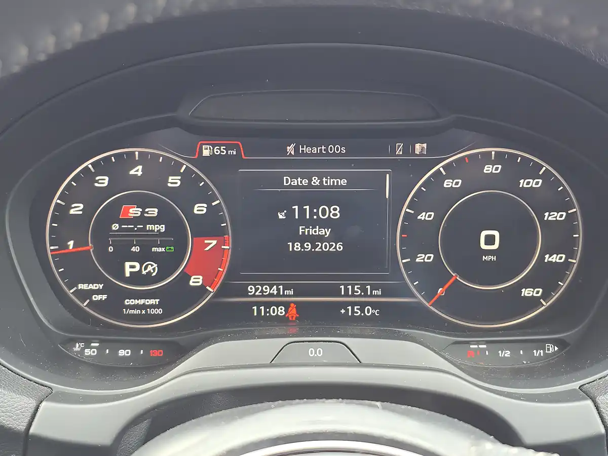 Used 2017 Audi S3 Black Edition Blue - Interior and Exterior details 9