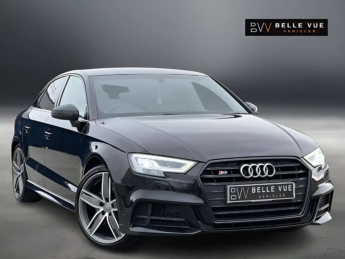 Used 2017 Audi S3 Black Edition Brilliant Black - Front View