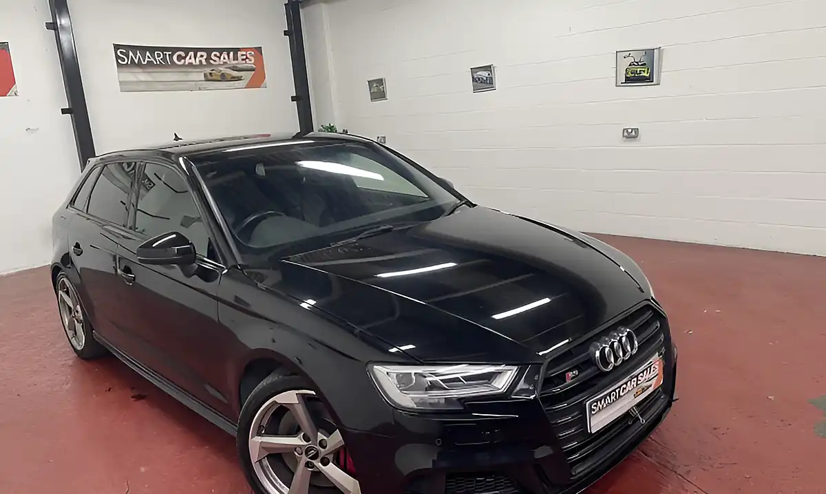 Used 2017 Audi S3 Black Edition Phantom Black - Front View