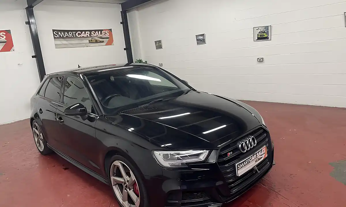 Used 2017 Audi S3 Black Edition Phantom Black - Interior and Exterior details 2