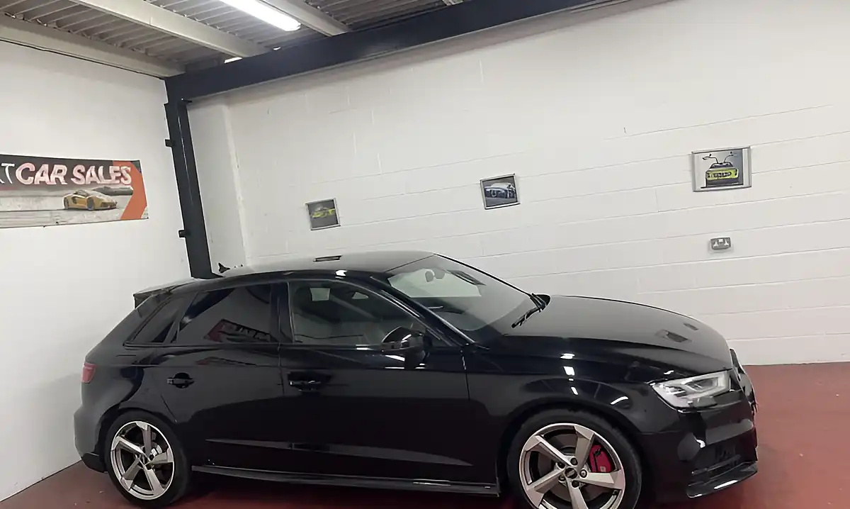Used 2017 Audi S3 Black Edition Phantom Black - Interior and Exterior details 3