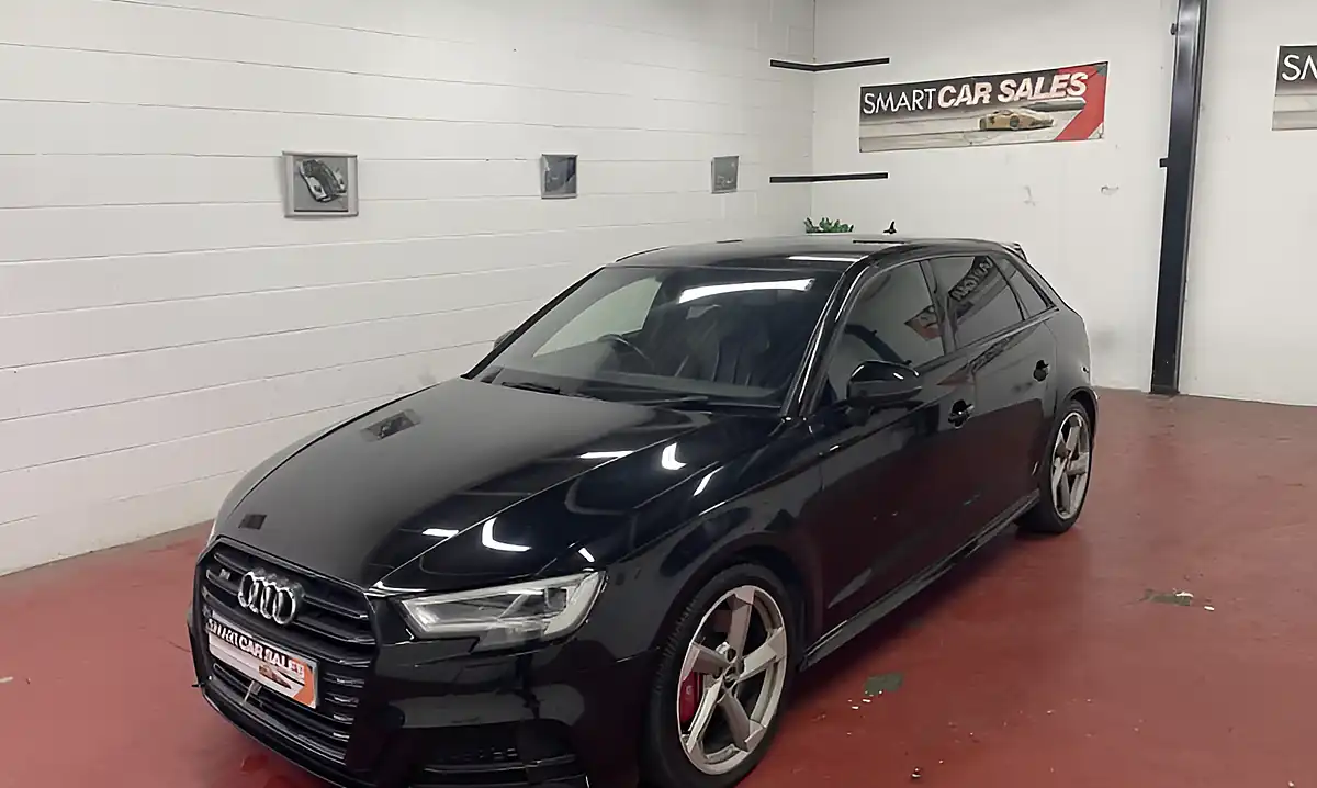 Used 2017 Audi S3 Black Edition Phantom Black - Interior and Exterior details 5