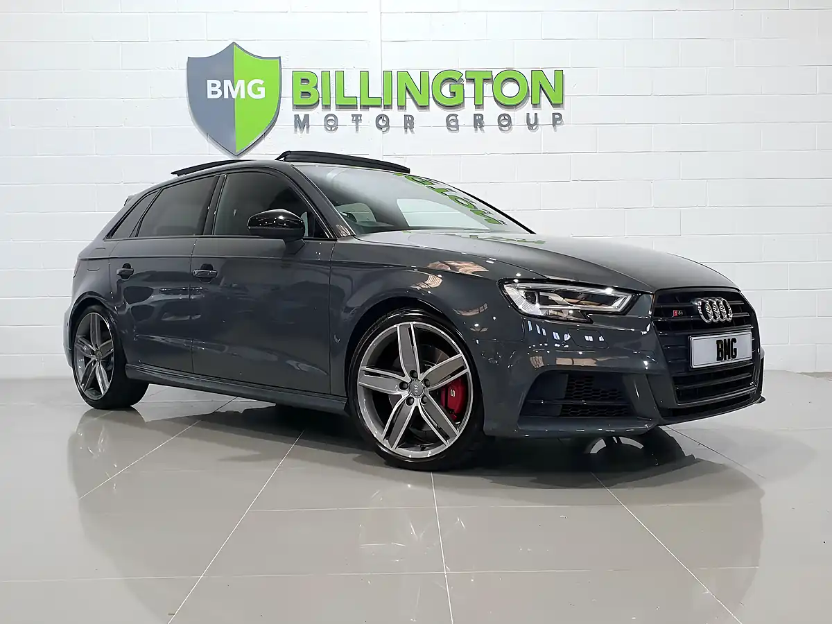 Used 2017 Audi S3 Black Edition Sportback Grey - Front View