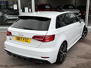 Used 2017 Audi S3 Black Edition Sportback White - Interior and Exterior details 10