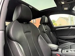 Used 2017 Audi S3 Black Edition Sportback White - Interior and Exterior details 13