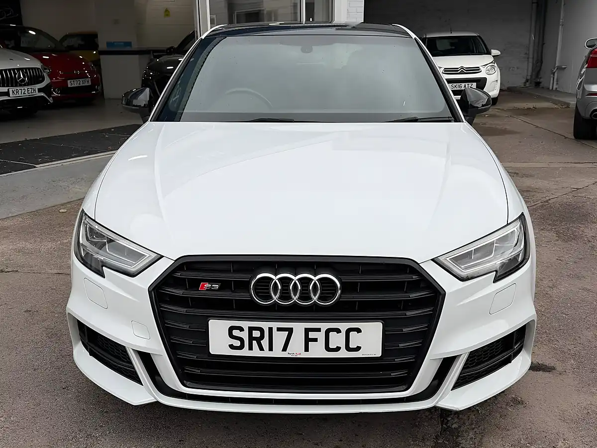 Used 2017 Audi S3 Black Edition Sportback White - Interior and Exterior details 3