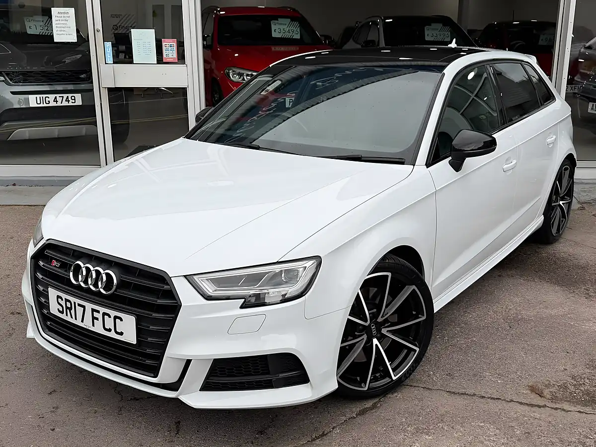 Used 2017 Audi S3 Black Edition Sportback White - Interior and Exterior details 5