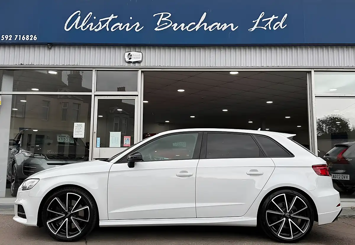 Used 2017 Audi S3 Black Edition Sportback White - Interior and Exterior details 7
