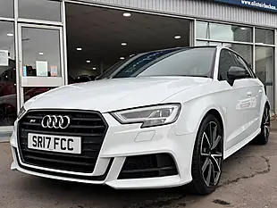 Used 2017 Audi S3 Black Edition Sportback White - Interior and Exterior details 8