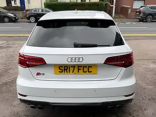 Used 2017 Audi S3 Black Edition Sportback White - Interior and Exterior details 9