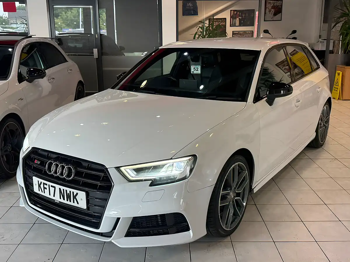 Used 2017 Audi S3 Black Edition White - Interior and Exterior details 5
