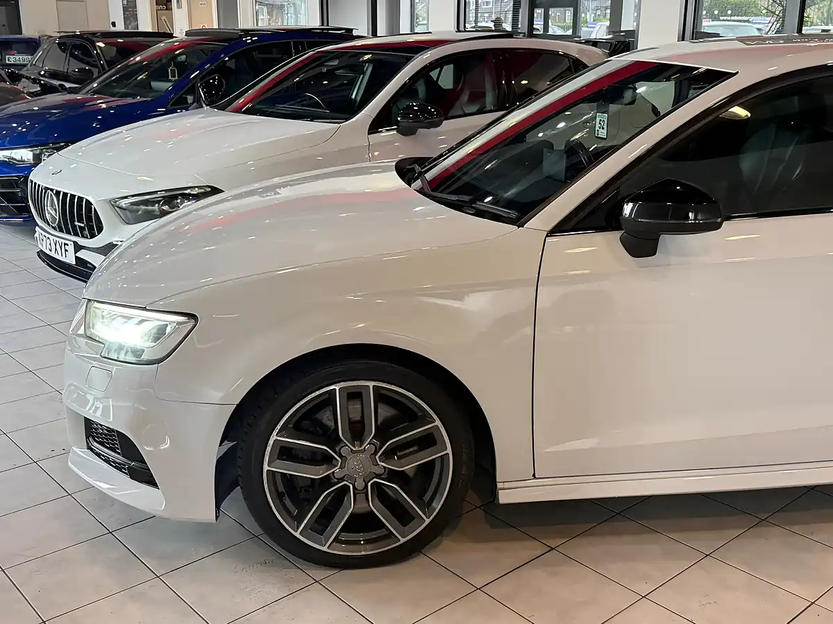 Used 2017 Audi S3 Black Edition White - Interior and Exterior details 8
