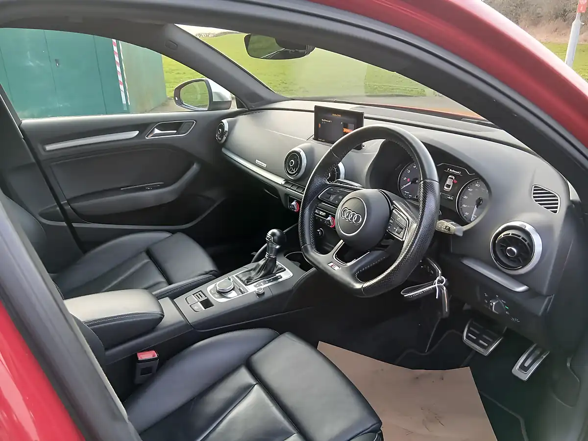 Used 2017 Audi S3 S Red - Interior and Exterior details 10