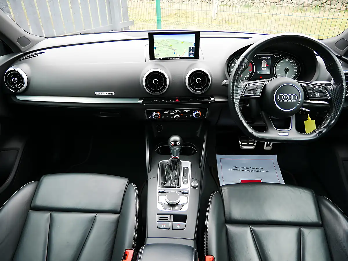 Used 2017 Audi S3 Sportback Floret Silver Metallic - Interior and Exterior details 14