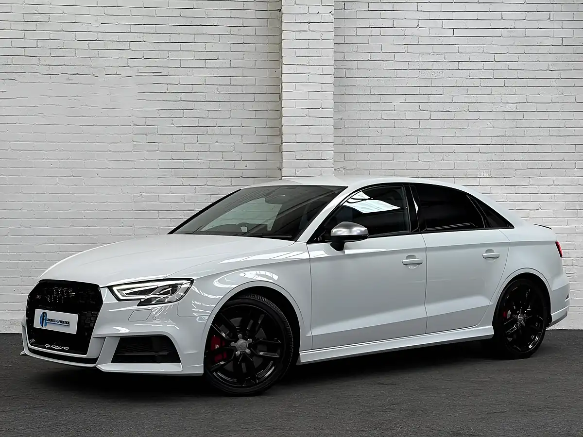 Used 2017 Audi S3 White - Front View