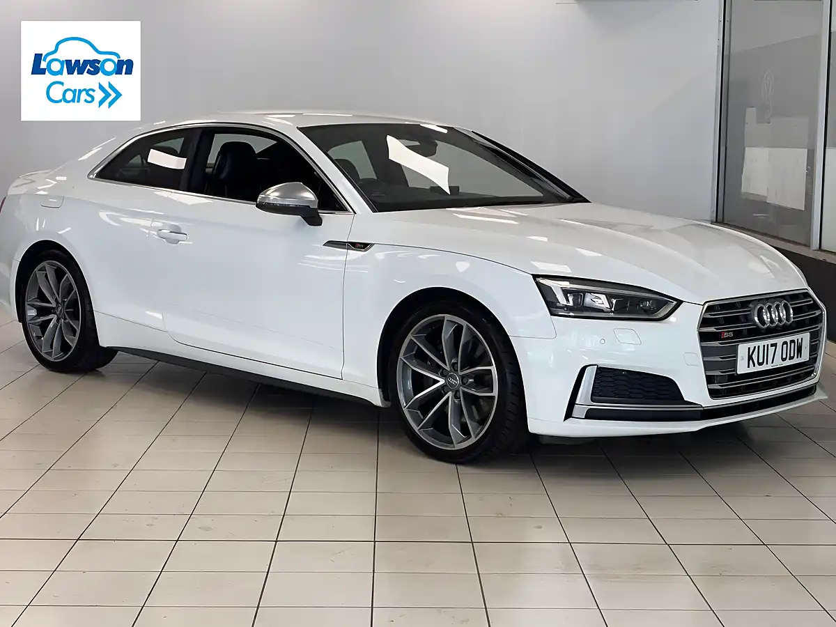 Used 2017 Audi S5 Glacier White - Interior and Exterior details 2
