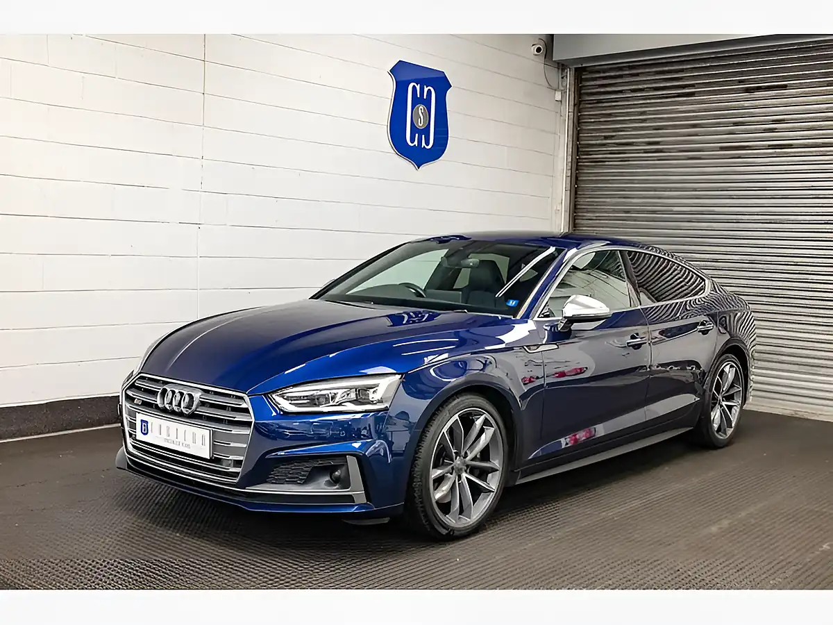 Used 2017 Audi S5 Sportback Navarra Blue - Front View