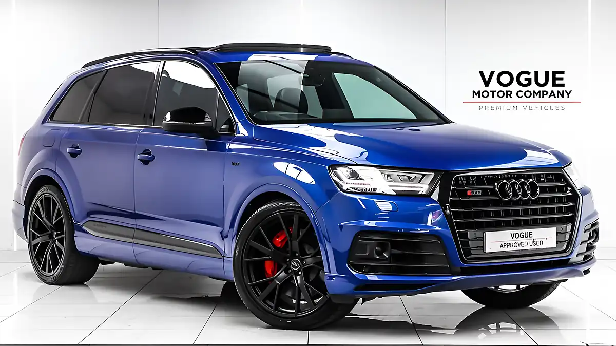 Used 2017 Audi SQ7 Blue - Front View