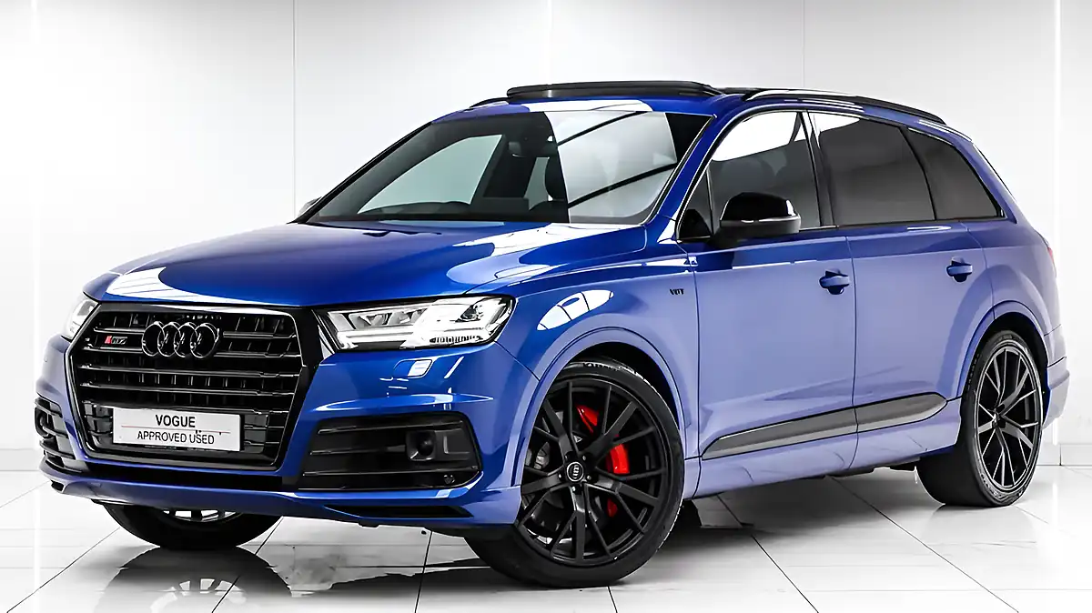 Used 2017 Audi SQ7 Blue - Interior and Exterior details 10