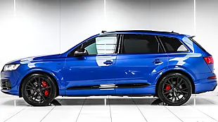 Used 2017 Audi SQ7 Blue - Interior and Exterior details 11