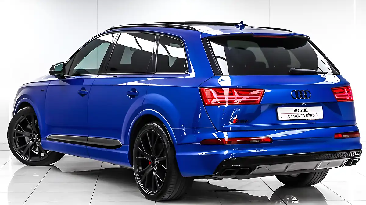 Used 2017 Audi SQ7 Blue - Interior and Exterior details 3