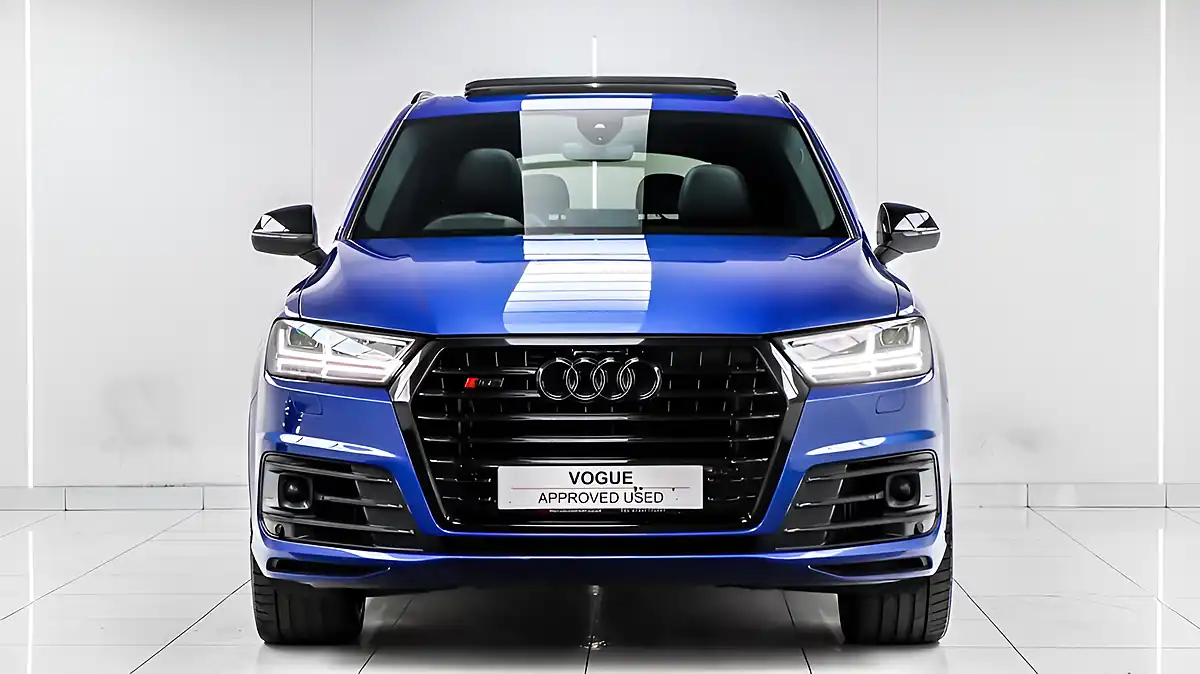 Used 2017 Audi SQ7 Blue - Interior and Exterior details 9